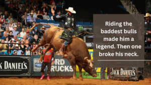 Read more about the article He became a legend by riding the most dangerous bulls. Then a person tore his neck.